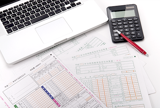 提携税理士による確定申告サポート